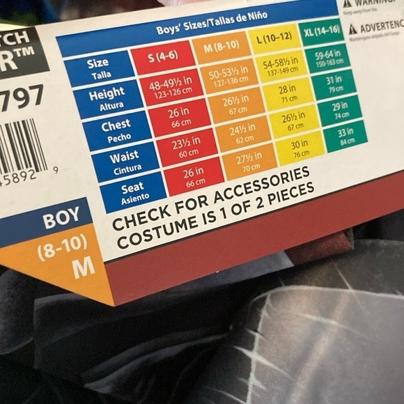 Star Wars Wrecker Costume NWT jumpsuit Halloween * NO MASK medium (8-10) - Picture 5 of 6